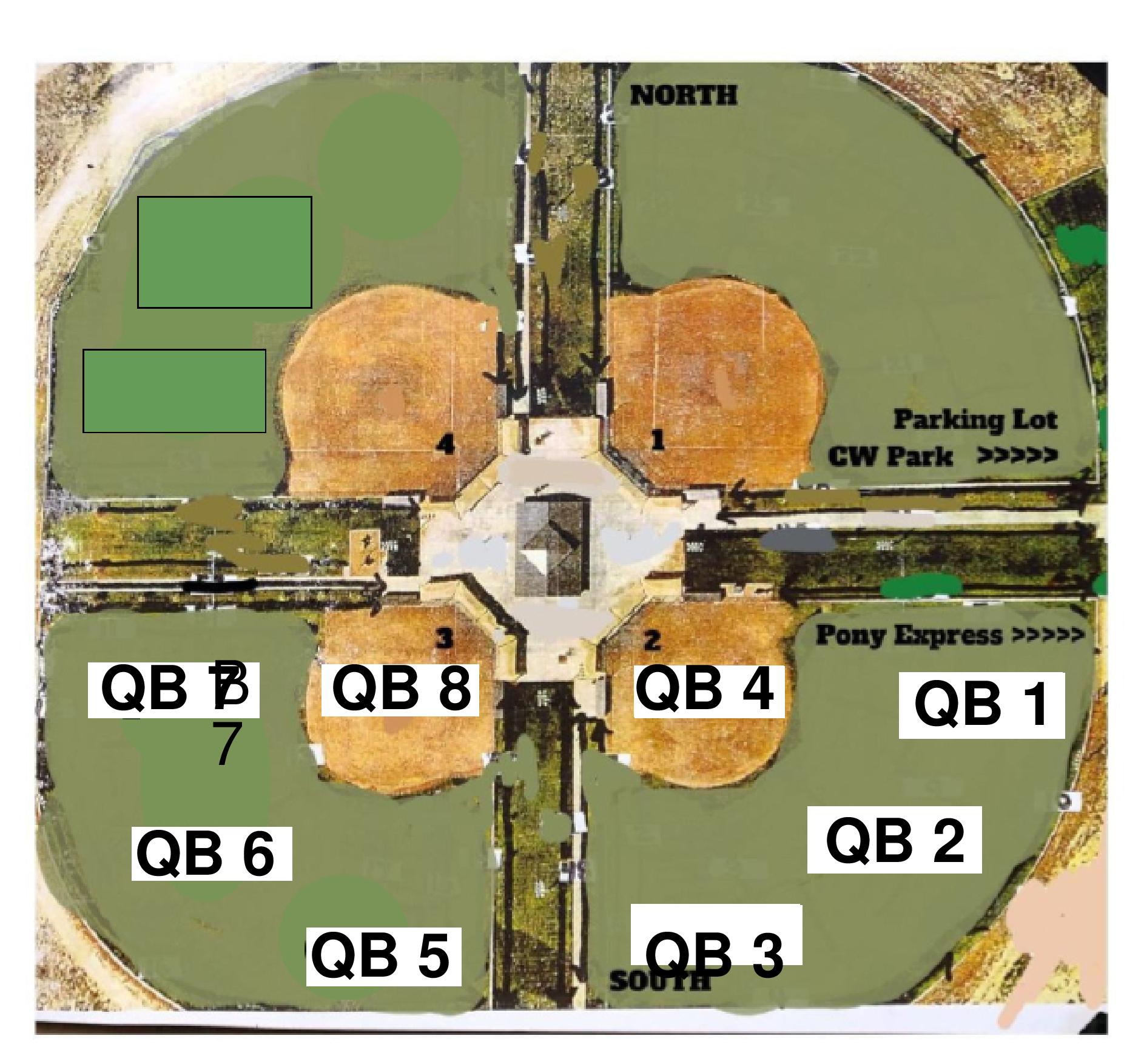 Cory Wride Baseball Complex Field Map